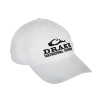 DRAKE White-Out Cotton 6-Panel Ball Cap (DH1675-WHT)