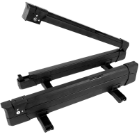 KUAT Switch 4 - Clamshell Flip Down Ski and Snowboarding Rack - Black (SWRB)