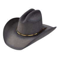 RESISTOL Jason Aldean Rearview Town  4X Unisex Granite Grey Western Cowboy Hat (RWRVTW-JA4149)