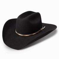 RESISTOL 4x Amarillo Sky Black Cowboy Hat (RWAMSK-304107)