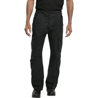 BRANDIT INDIVIDUAL WEAR Men's Authentic Black Cargo Pants (1003-11002)