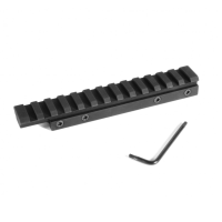 EVOLUTION GUN WORKS HD 0 MOA Picatinny Rail for CZ 452, 453, 511, 512 3/8 (80900)