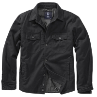 BRANDIT INDIVIDUAL WEAR Men's Flannel Lumber Black Jacket (9478-11002)