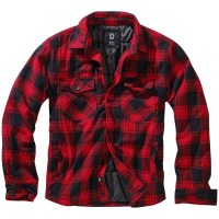 BRANDIT INDIVIDUAL WEAR Men's Flannel Lumber Black Jacket (9478-11002)