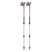 LEKI Traveller Alu Anthracite/Gray/Red Nordic Walking Poles (65326011)