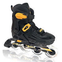 C SEVEN Kids Adjustable Inline Skates with Light Up Wheels (C7-RSK)