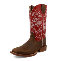 TWISTED X Women's 11in Tech X Sequoia and Rose Red Western Boots (WXTL003)
