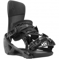 NIDECKER Men's Supermatic Carbon Black Snowboard Bindings (N.25.BNU.SPC.BK)