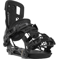 NIDECKER Men's Flow NX2-Carbon Hybrid Black Snowboard Bindings (N.25.BNU.NCH.BK)