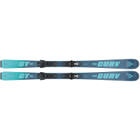 FISCHER Women's The Curv GT 76 Alpine Skis With RSW 10 GW Powerrail Brake 85 [F] Bindings Set (P16624+T40621)