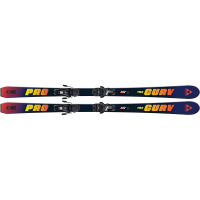 FISCHER Junior's The Curv Pro Alpine Skis With FS 7 GW CA Brake 78[H] Bindings Set (P12524+T80322)