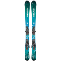 HEAD Monster Easy JRS Blue/Black Junior Skis with Bindings (314484)