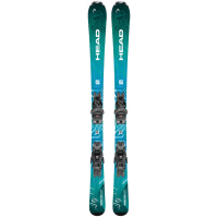 HEAD Monster Easy JRS Blue/Black Junior Skis with Bindings (314484)