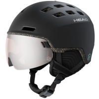 HEAD Radar Rethink Black Ski Helmet (322414)