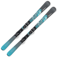 NORDICA Women's Wild Belle 78 CA Anthrazite/Aqua Skis With TP2 Compact 10 FDT Bindings (0A3558SA001)