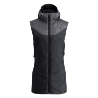 SWIX Women's Infinity Black/Magnet Insulated Long Vest (10145-24-10153)