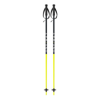 ONE WAY Junior Black/Yellow Alpine Ski Poles (OZ35421)