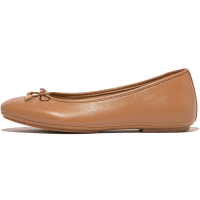 FITFLOP Women's Delicato Bow Soft Leather Ballet Flats (HX8)