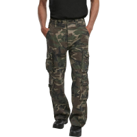 BRANDIT INDIVIDUAL WEAR Men's Authentic Black Cargo Pants (1003-11002)