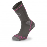 ROLLERBLADE Women's High Performance Dark Gray/Pink Socks (06A85100500)