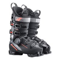 NORDICA Mens Speedmachine 3 BOA 110 Black/Gray/Red Ski Boots (050Q1400N96)