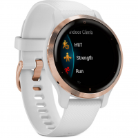 GARMIN Venu 2S GPS Wi-Fi Rose Gold/White Smartwatch (010-02429-13)