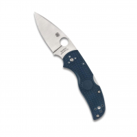 SPYDERCO Native 5 Blue Drop Point Filding Knife (C41PCBL5)