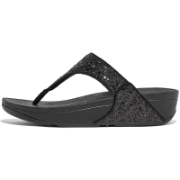 FITFLOP Women's Lulu Glitter Toe-Thongs Sandals (X03)