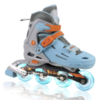 C SEVEN Kids Adjustable Inline Skates with Light Up Wheels (C7-RSK)