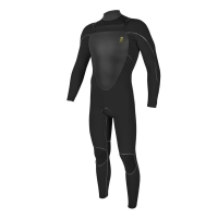 O'NEILL Men's Mutant Legend 4/3mm+ Black Modular Chest Zip Full Hooded Wetsuit (5135S-002)