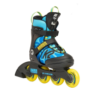 K2 SKATE Boys' Raider Pro Pack Blue Yellow Inline Skates (I230200801)