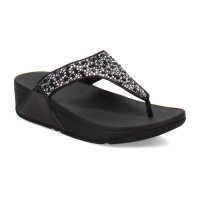 FITFLOP Womens Lulu Crystal-Mix Toe-Post Sandals (JL2)