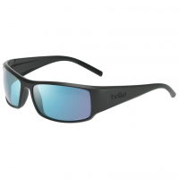 BOLLE King Full Black Matte/Phantom+ Photochromic Blue Polarized Sunglasses (BS026007)