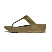 FITFLOP Women's Lulu Crystal Toe-Post Sandals (EJ8)