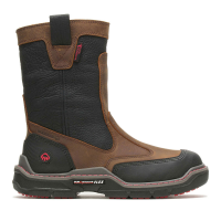 WOLVERINE Men's Raider DuraShocks Heavy Duty CarbonMAX Brown Work Wellington Boots (W221005)