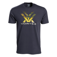 VORTEX Men's Bass Core Logo Polar Night Short Sleeve T-Shirt (125-02-POL)
