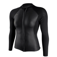 O'NEILL Women's Bahia 1/0.5mm Glide Black/Black/Black Full Zip Jacket (4933-FQ9)