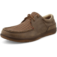 TWISTED X Men's Bomber/Light Brown Boat Shoes (MCP0002)