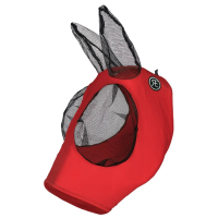 CIRCLE Y Reinsman Lycra Red S Fly Mask (F100-SM-RD)
