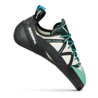 SCARPA Womens Vapor Dust Gray/Aqua Climbing Shoes (70074/002-DgryAqua)