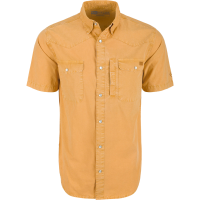 DRAKE Mens Cinco Ranch Western Acid Washed SS Shirt (DS2233)