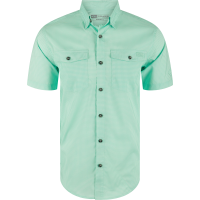 DRAKE Mens Frat Gingham Check Button-Down SS Shirt (DS2265)