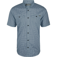 DRAKE Mens Frat Gingham Check Button-Down SS Shirt (DS2265)