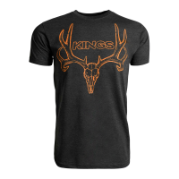 KINGS CAMO Men's Euro Muley Heather Graphite Tee (KSW258-HGP)