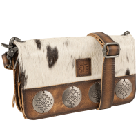 STS Vaquero Evie Cowhide/Tan Organizer Crossbody Wallet (STS-34153)
