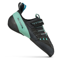 SCARPA Womens Instinct VS Black/Aqua Climbing Shoes (70013/002-BlkAqua)