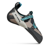 SCARPA Womens Veloce Light Grey/Maldive Climbing Shoes (70065/002-LtgryMal)