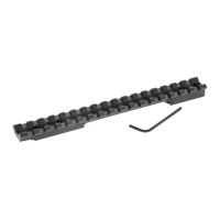 EVOLUTION GUN WORKS For Mossberg Patriot Long Action 20 MOA Picatinny Rail Mount (45802)