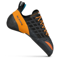 SCARPA Mens Instinct Black/Orange Climbing Shoes (70036/000-BlkOrg)