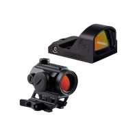 PRIMARY ARMS Classic 25mm 3 MOA Dot Push Button Red Dot Sight & Classic 24mm 3 MOA Red Dot Mini Reflex Sight w/ Autolive (KIT-PA-CLX-RD-25-PA-CLX-MRS-G2)